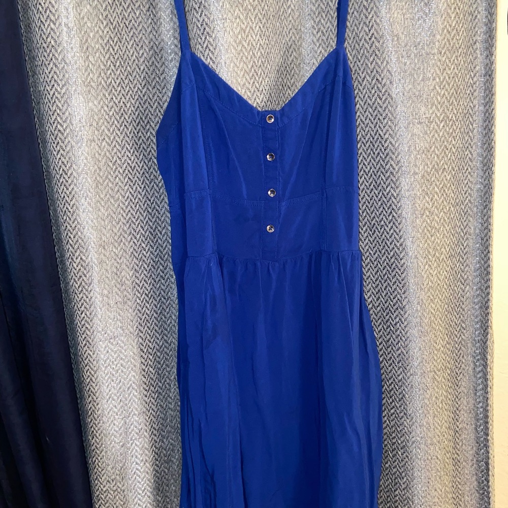 Express Blue Cami Sun Dress